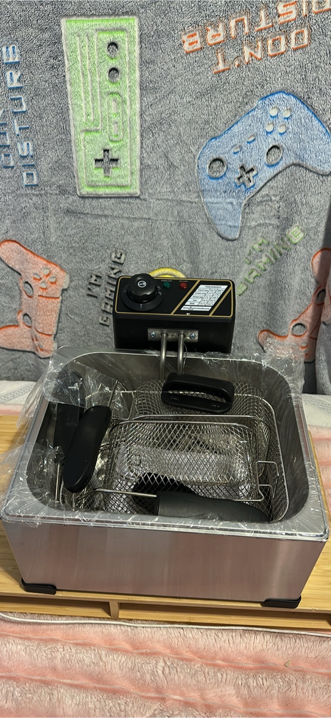 DMWD Stainless Steel Electric Deep Fryer - photo 3