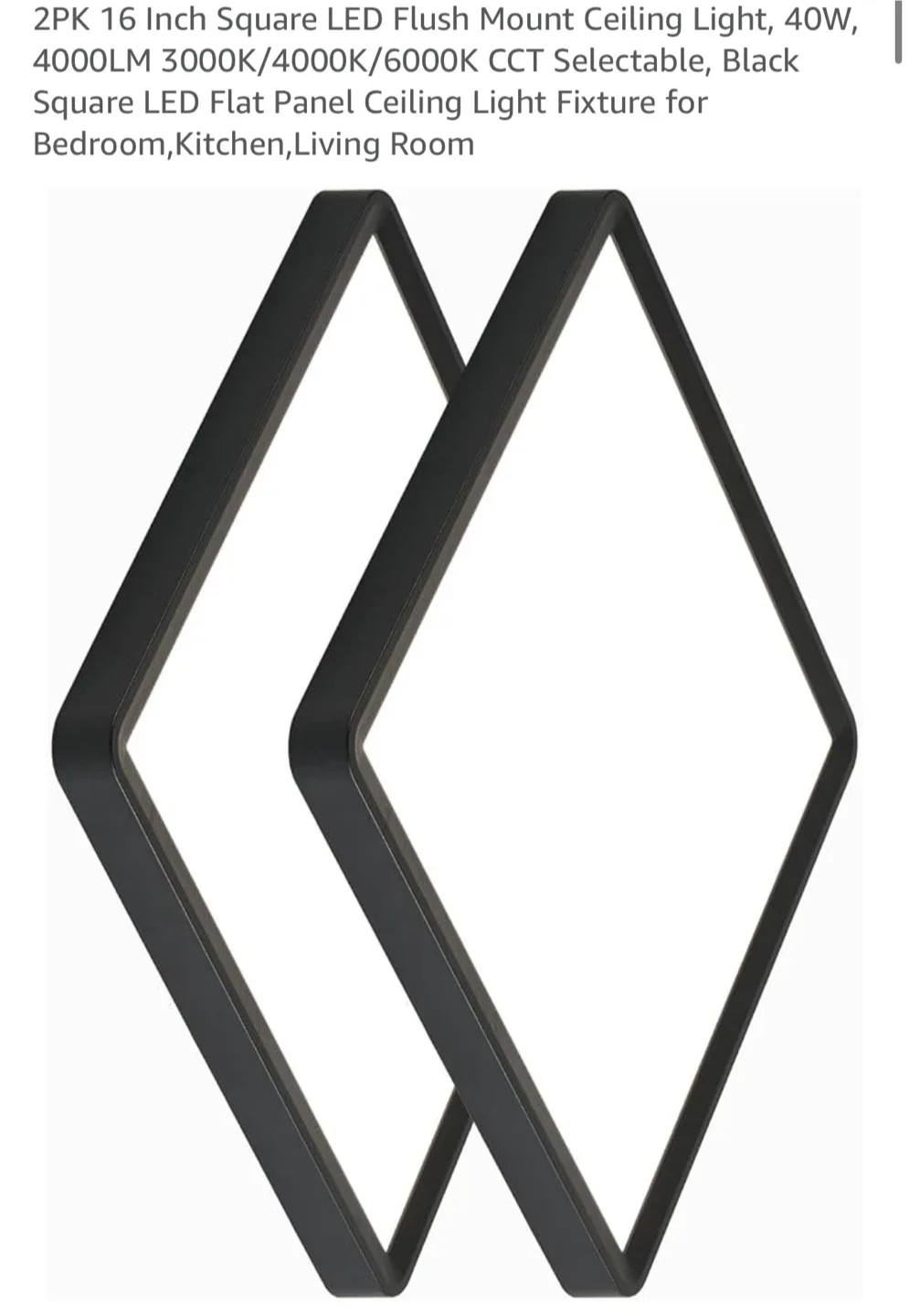 2PK 16 Inch Light Fixtures thumbnail