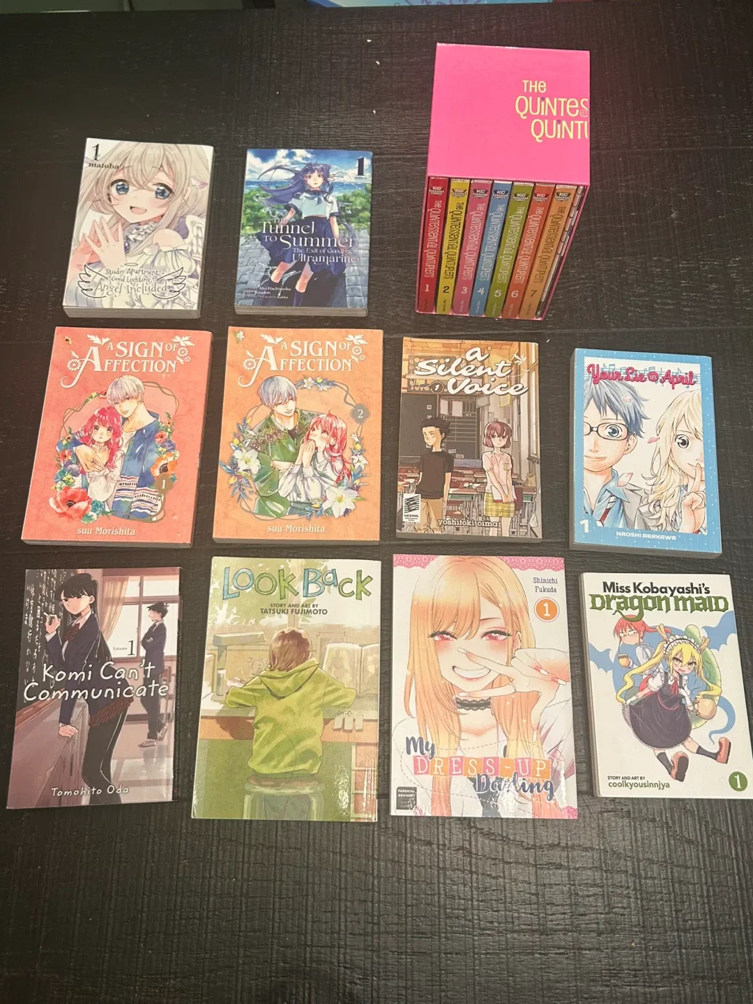 Mixed Manga Lot: Quintessential Quintuplets Box Set & More! thumbnail