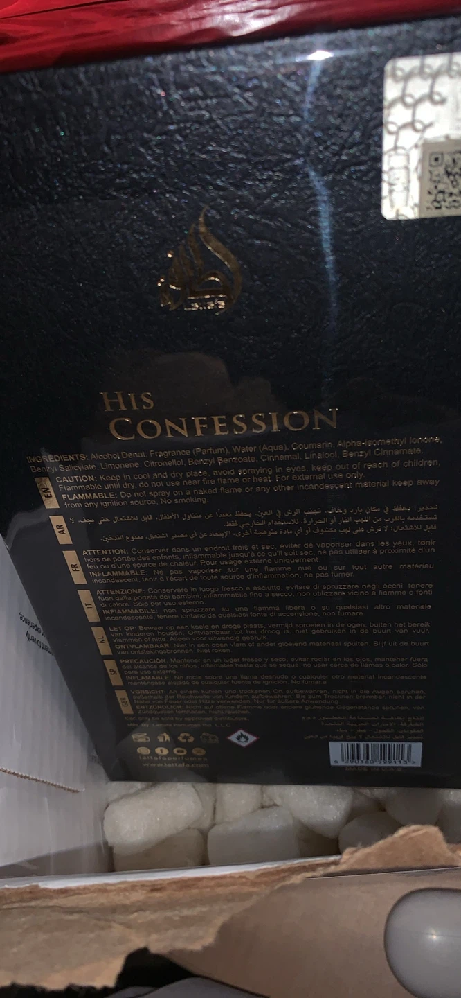 Lattafa His Confession EDP 100ML - photo 3