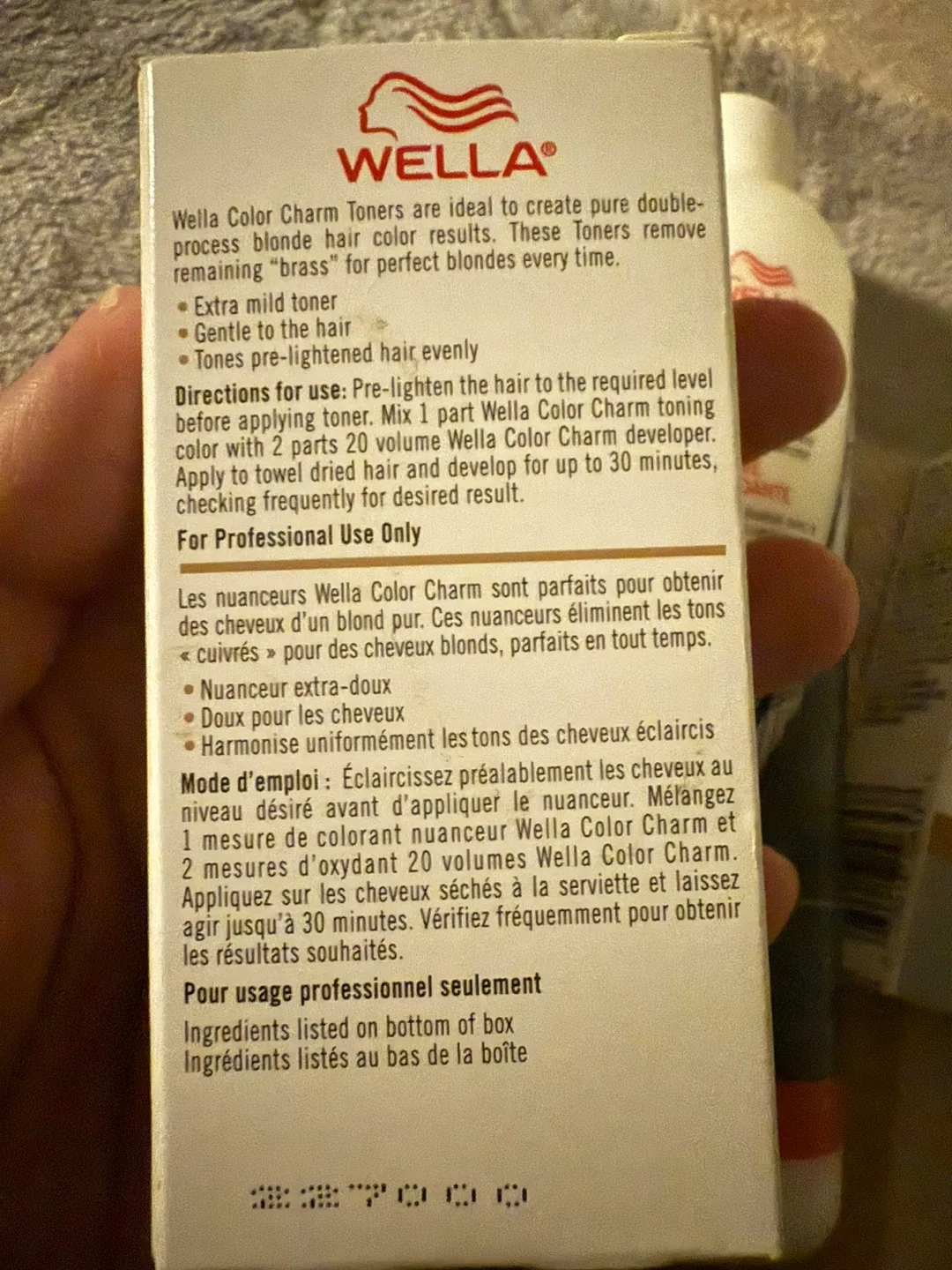 Bundle of Wella Color Charm T35 Beige Blonde Toner + Developer image indicator(5)