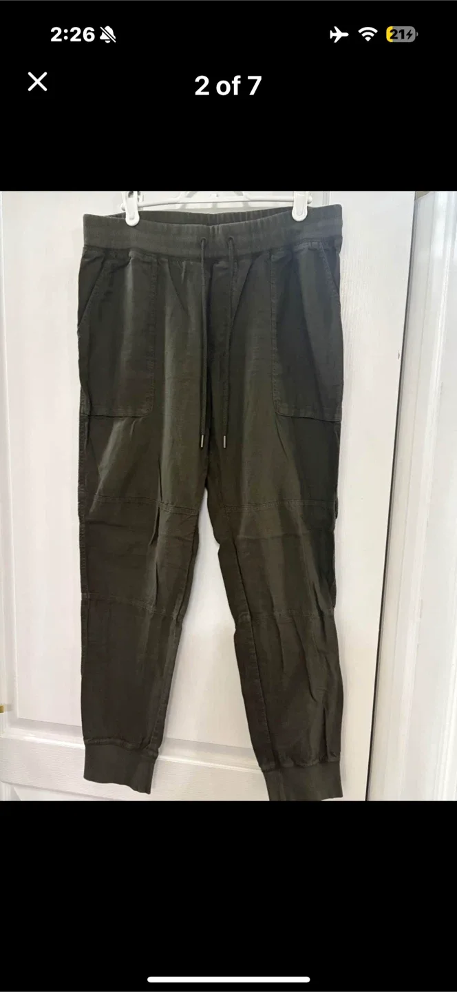 Community Olive Green Cargo Joggers - Size M thumbnail