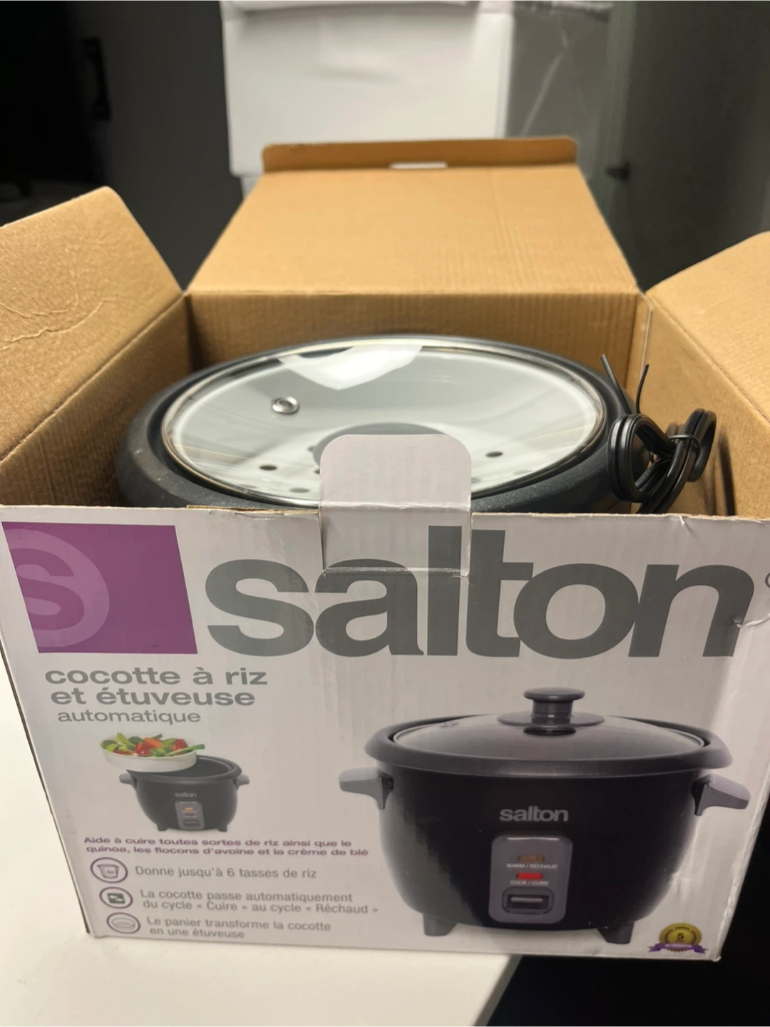 Salton Automatic Rice Cooker - Black - photo 3