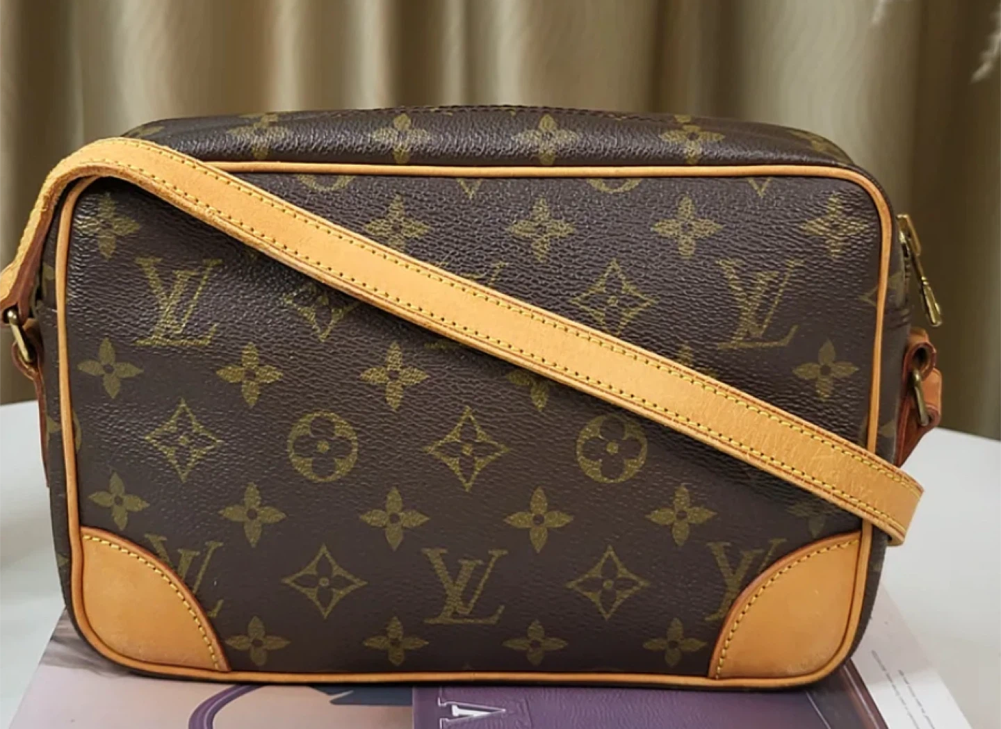 Louis Vuitton Brown Monogram Shoulder Bag