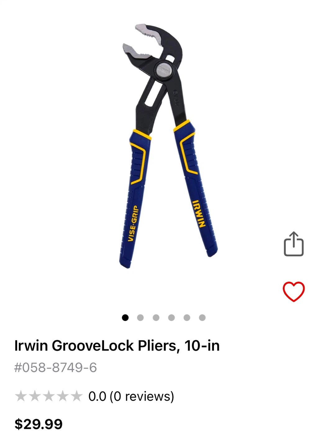 Irwin GrooveLock Pliers, 10-in - photo 5
