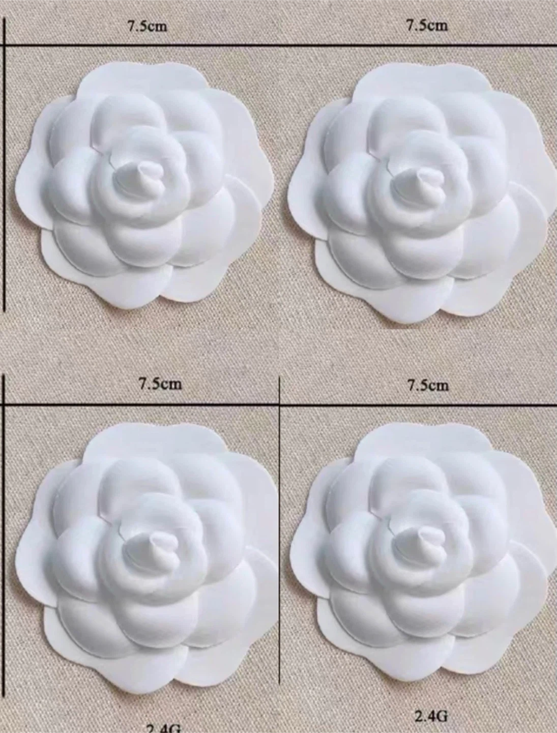 Chanel Camellia Flower Brooch - White - photo 4