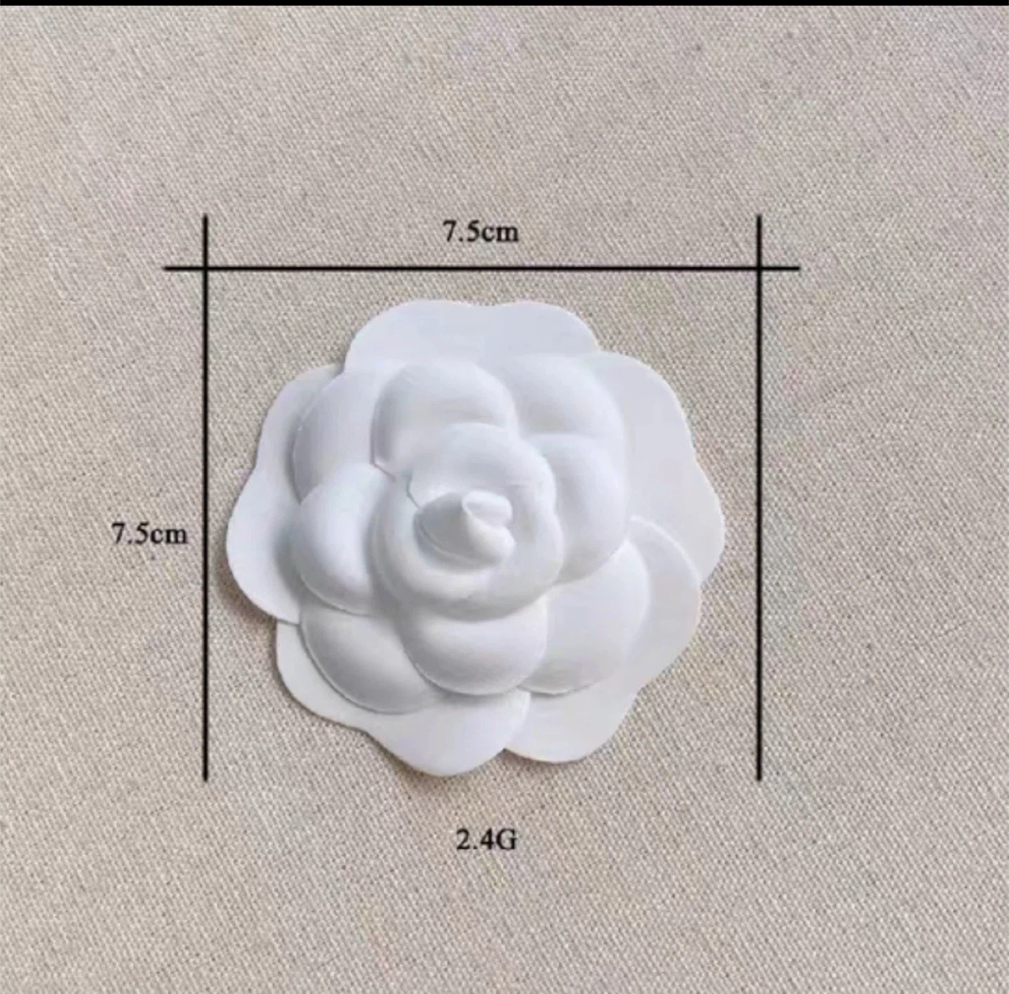 Chanel Camellia Flower Brooch - White - photo 3