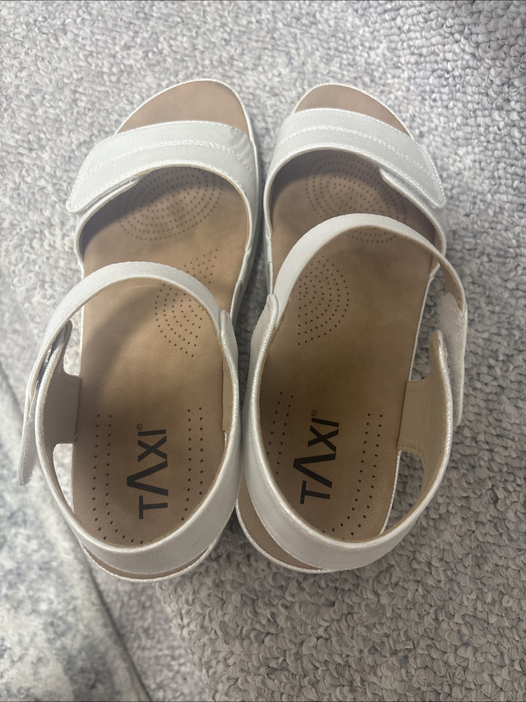 Taxi White Sandals
