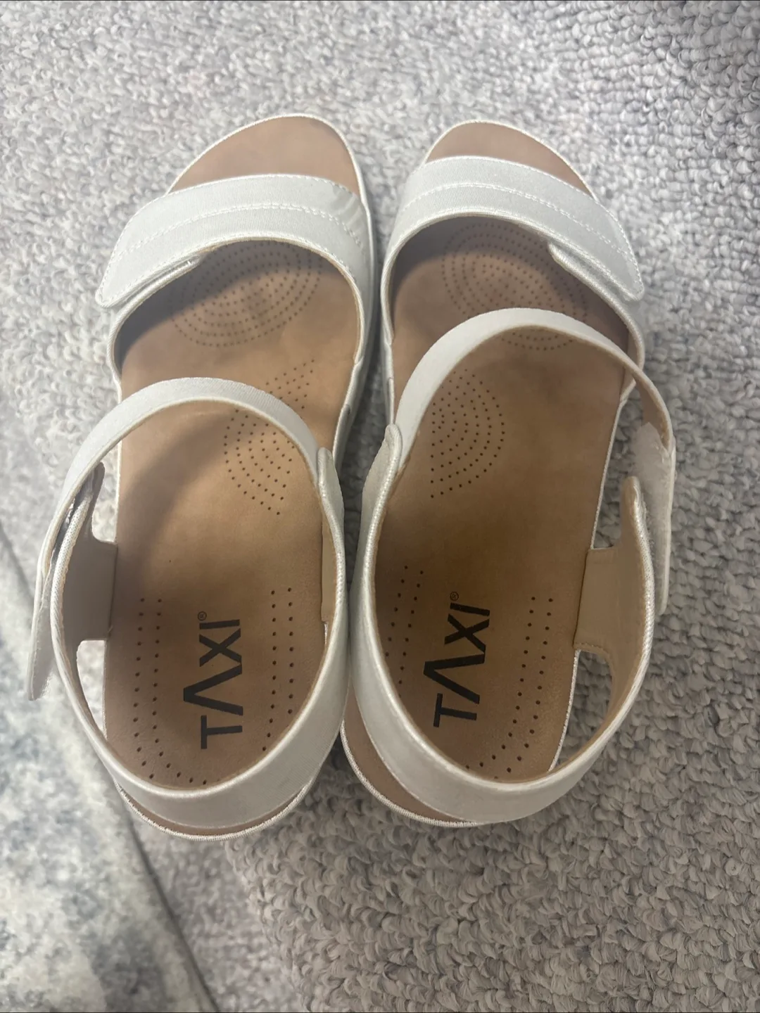 Taxi White Sandals thumbnail