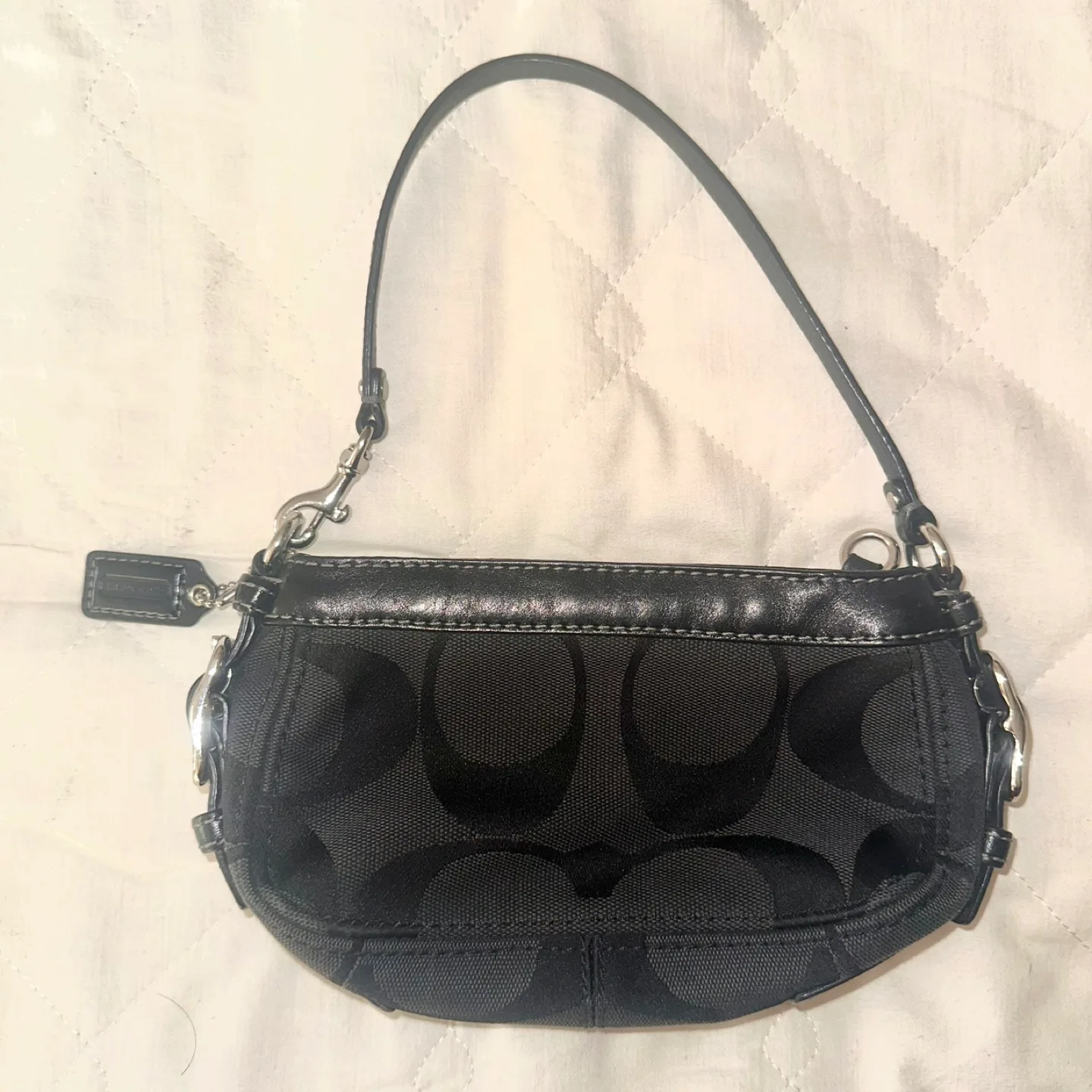 Coach Mini Zoe Signature Mini Baguette