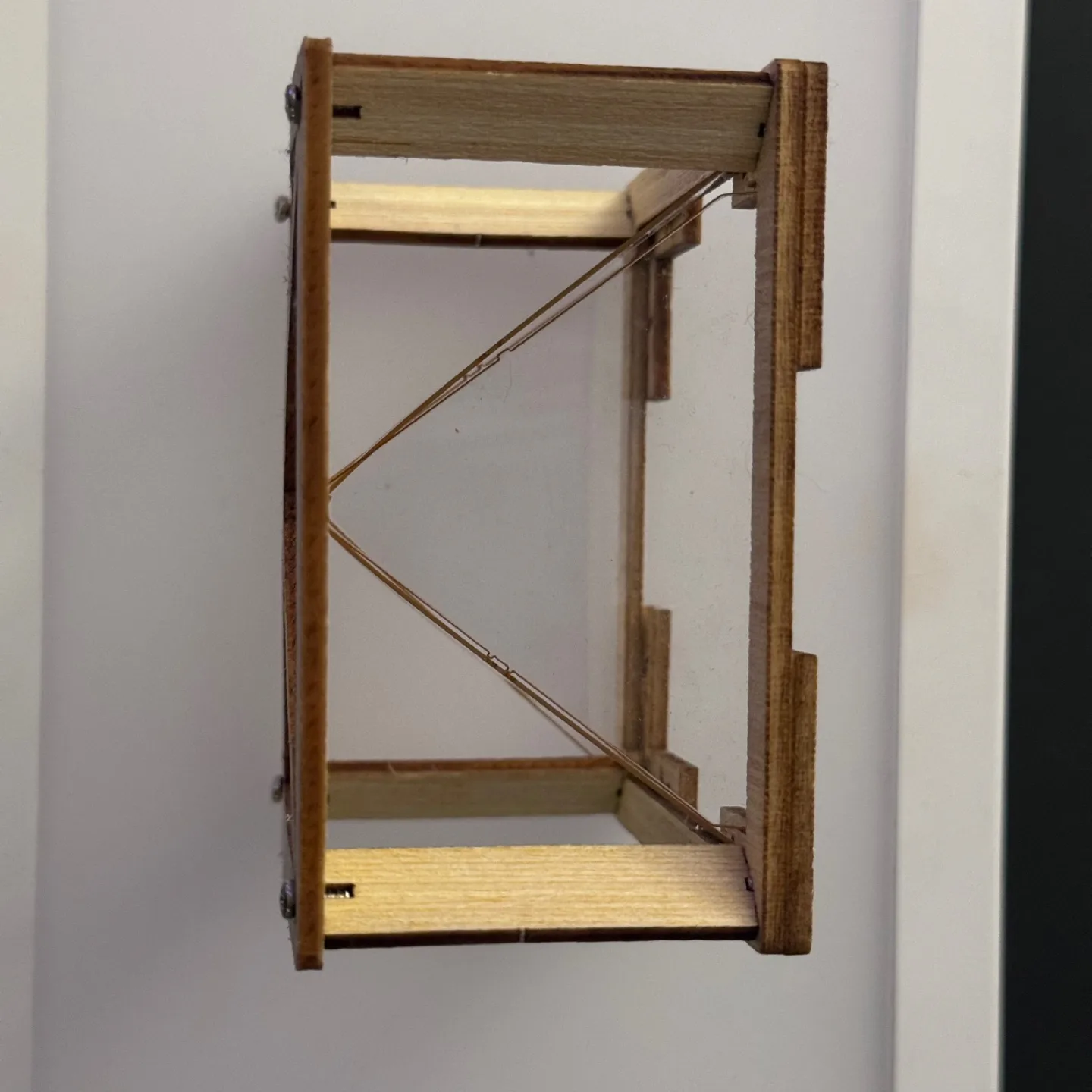 Cool educational toy pyramid projector with starry wooden frame image indicator(2)