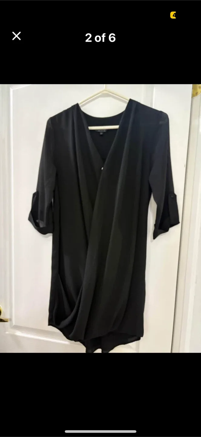 Topshop Black Dress - Size US 4 thumbnail