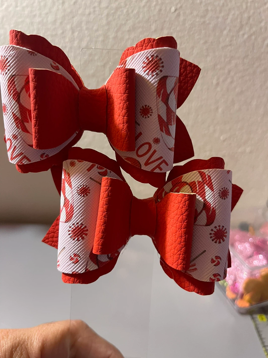 Handmade Hair Bows - Set of 6 - photo 2