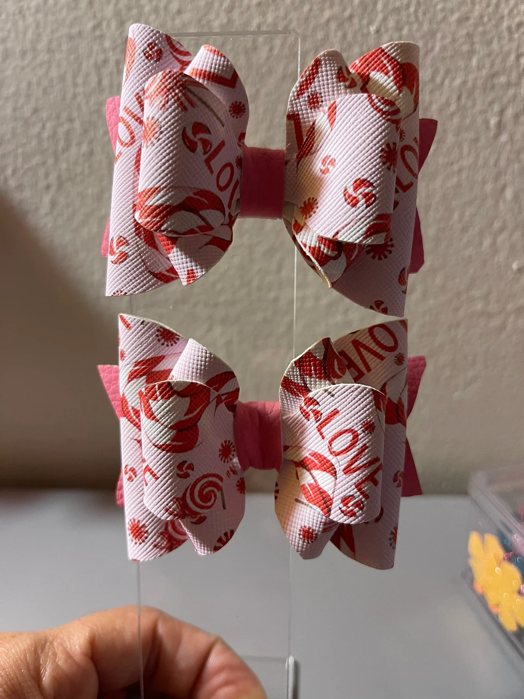 Handmade Hair Bows - Set of 6 - photo 4