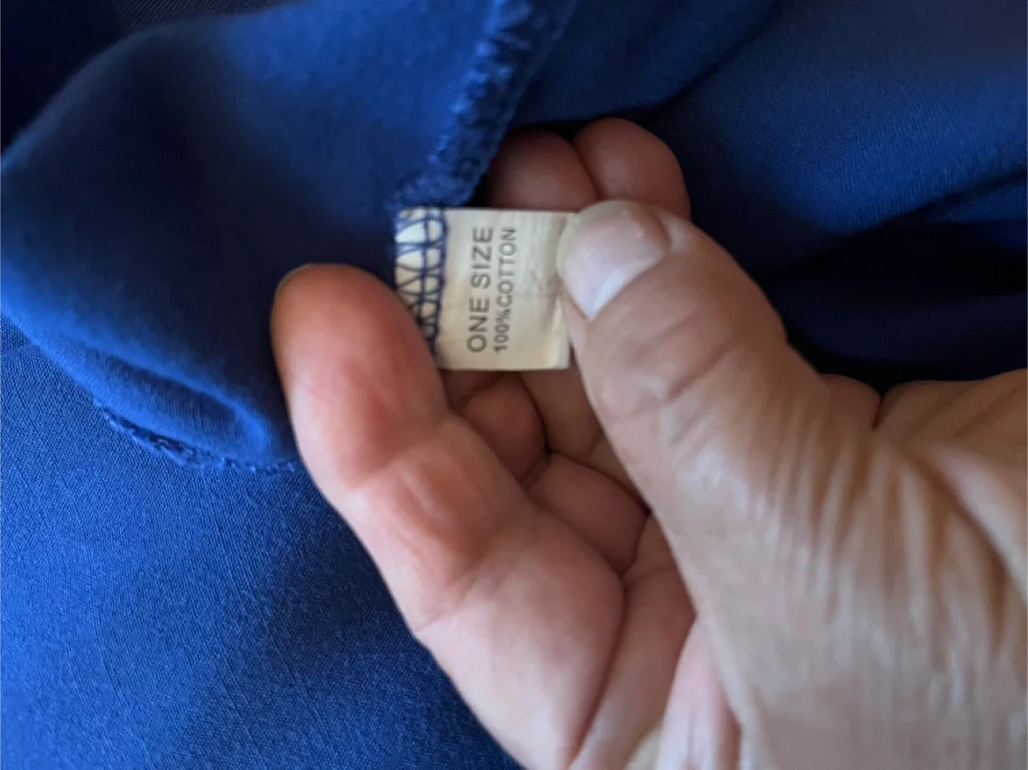 Indigo Blue Cotton Shirt - One Size image indicator(5)