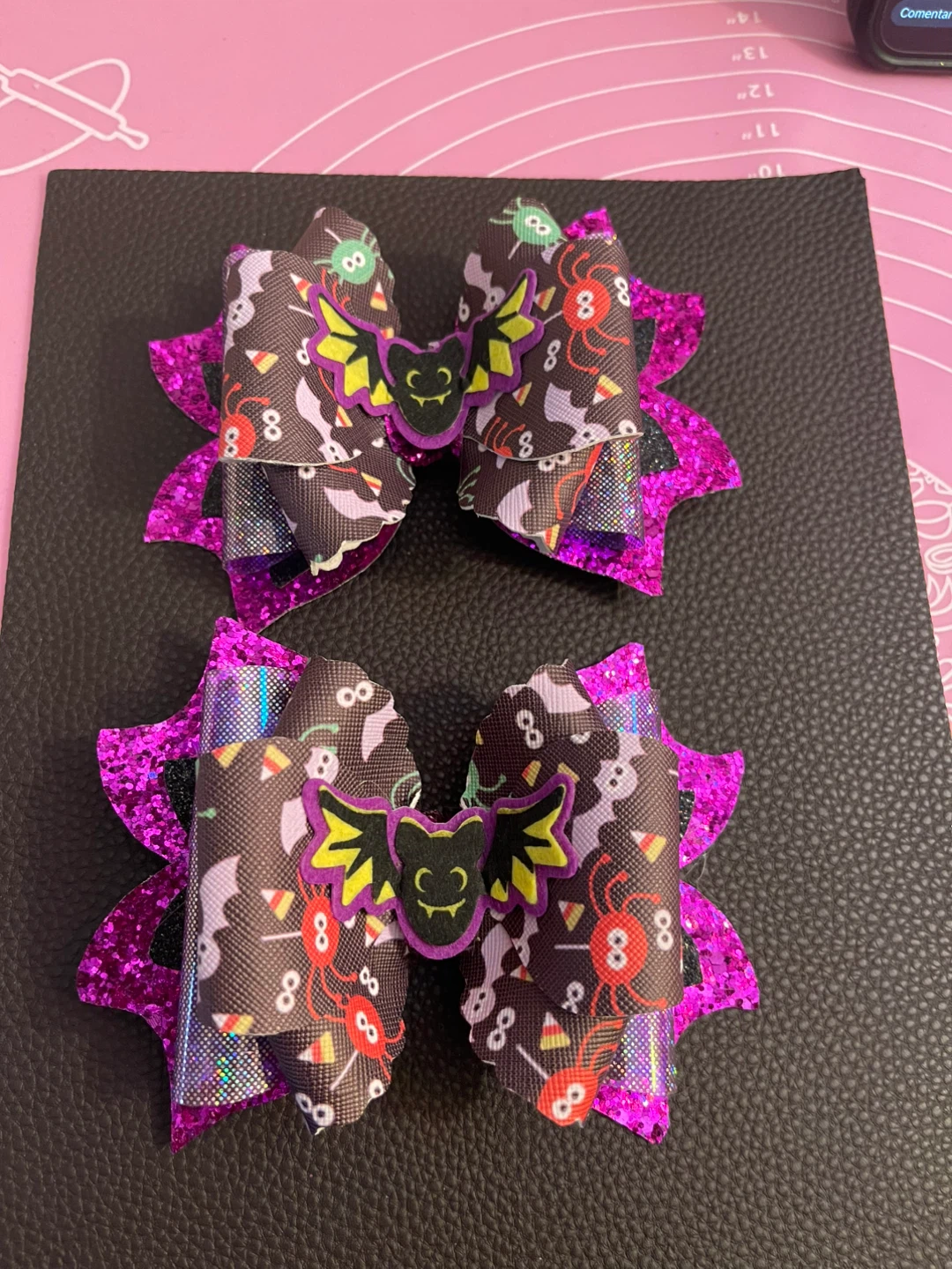 Handmade Halloween & Holiday Hair Bows - photo 2