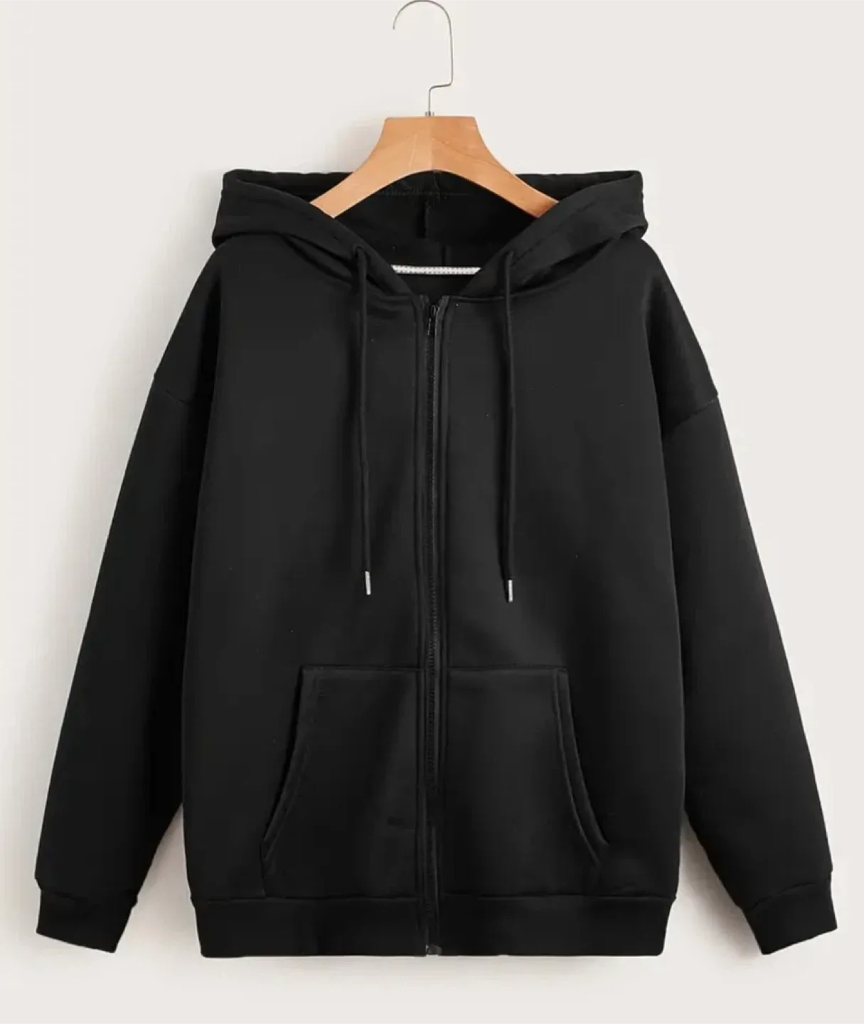 Black Zip-Up Hoodie thumbnail