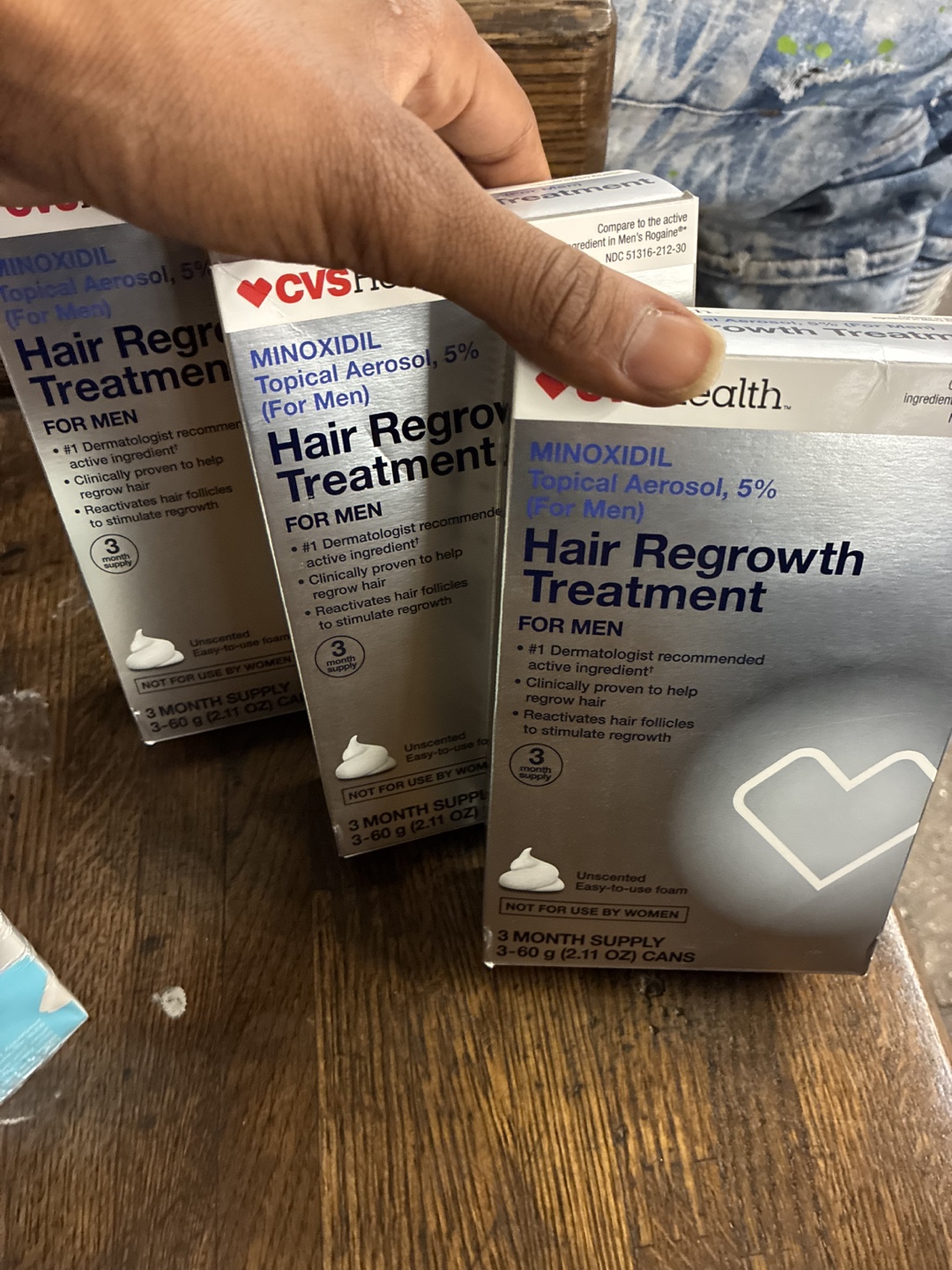 CVS Health Minoxidil Hair Regrowth Treatment for Men
