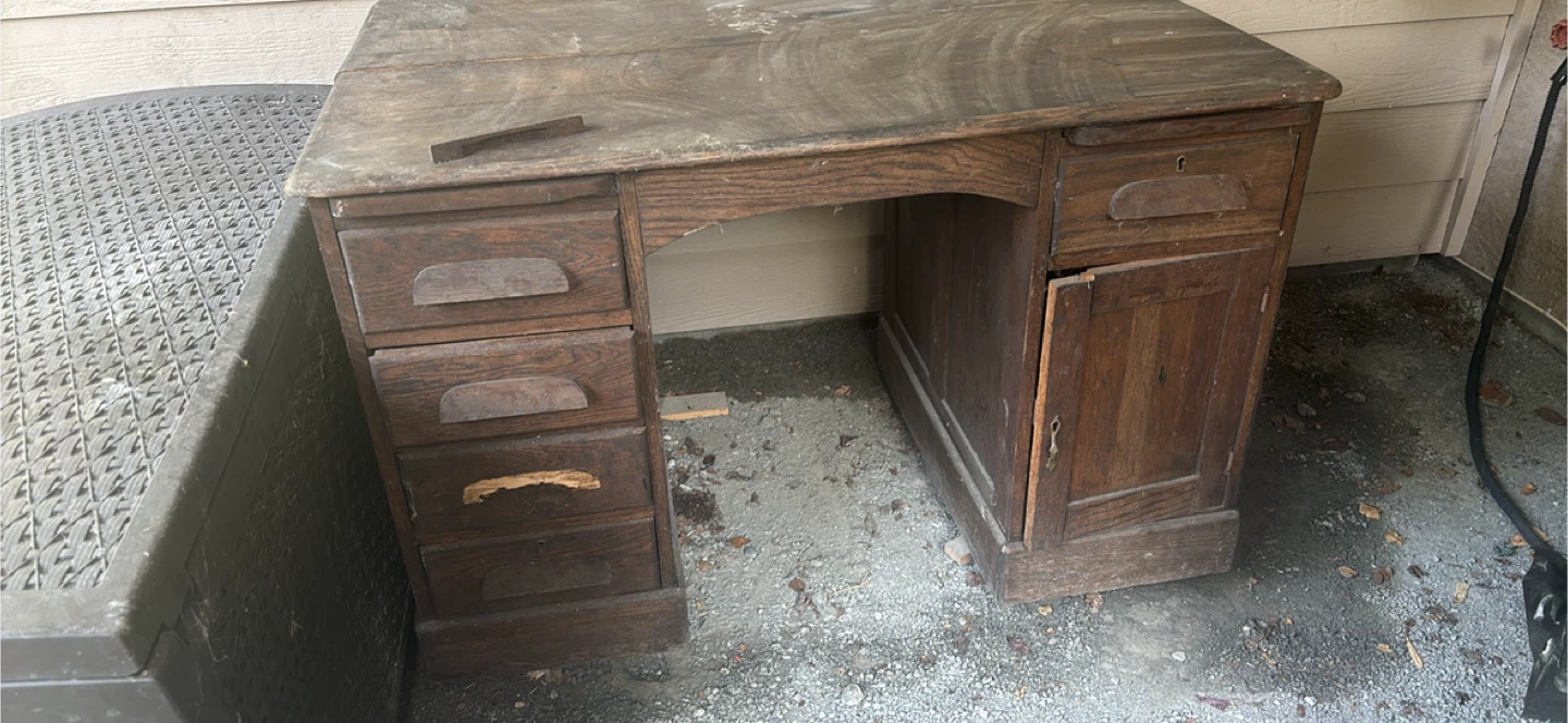 Solid Oak Desk