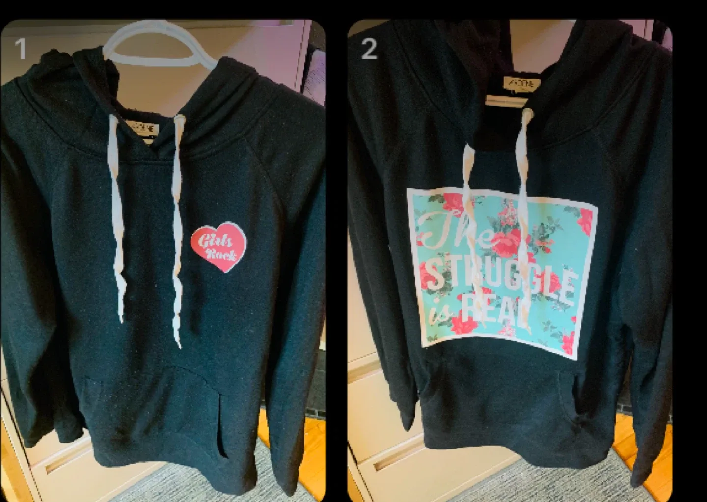 2 Ladies Pullover Hooded Sweater (large) for $11 thumbnail