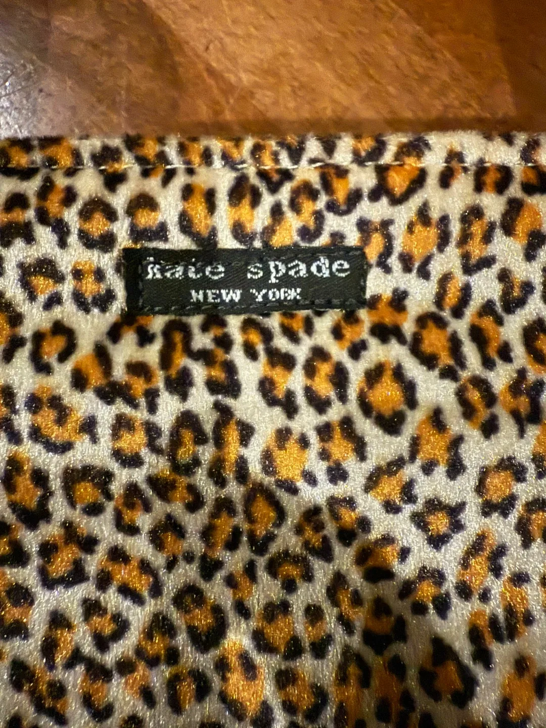 Kate Spade Leopard Print Tote Bag Vintage image indicator(2)