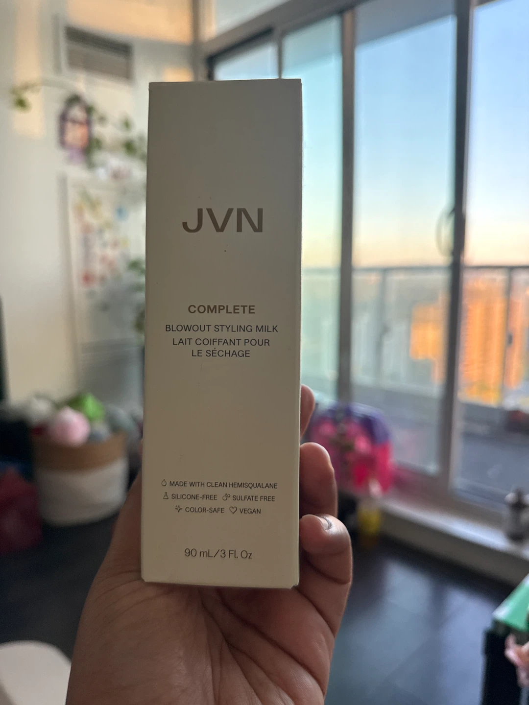 JVN Complete Blowout Styling Milk 90ml-Hair serum