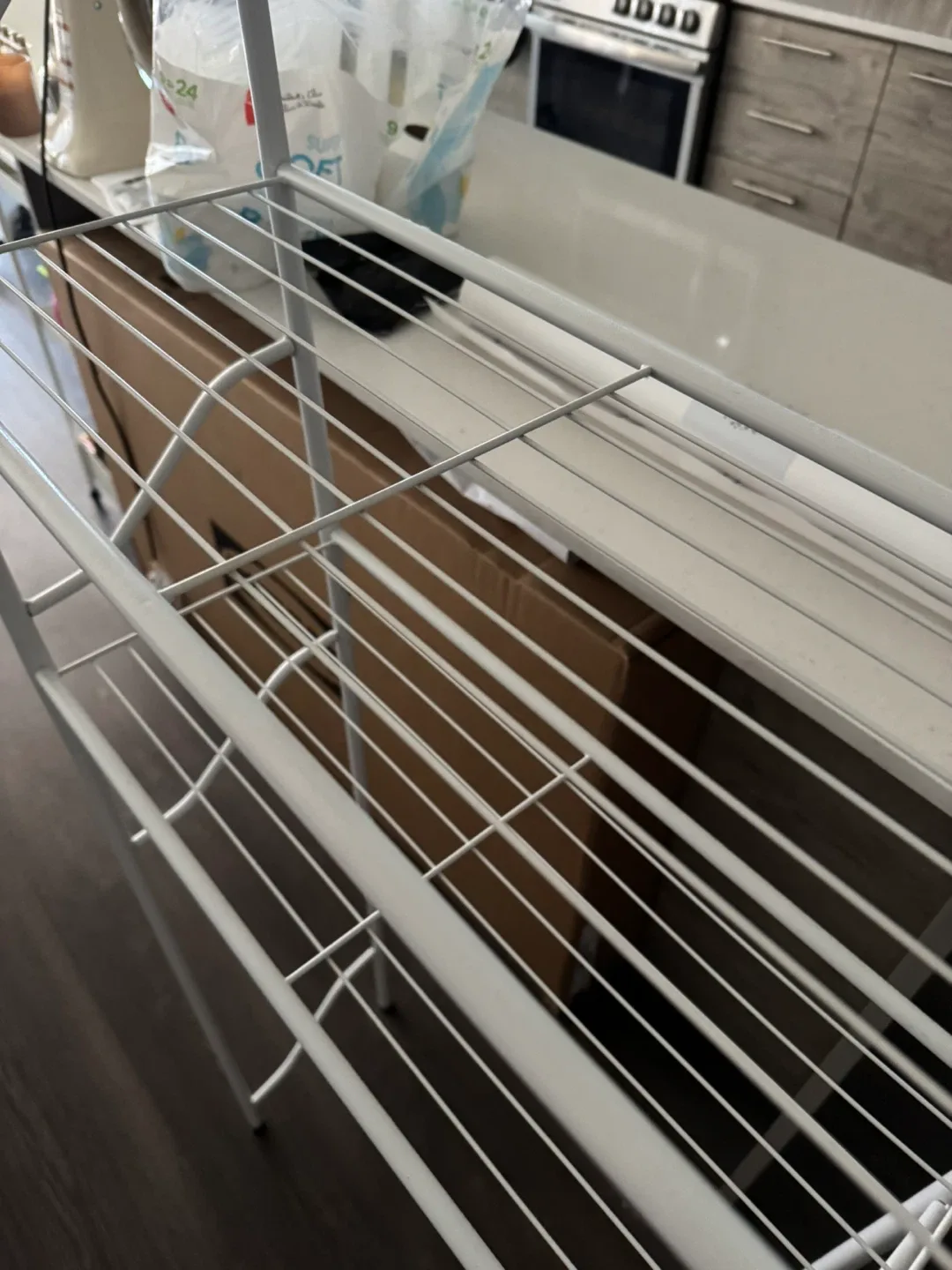 JYSK Over The Toilet White Shelf Unit image indicator(3)