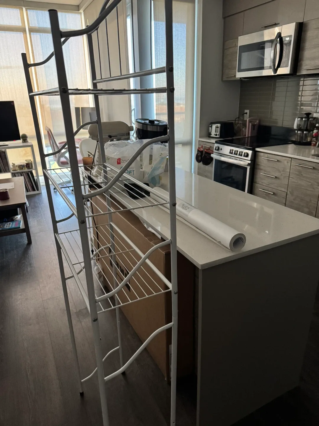 JYSK Over The Toilet White Shelf Unit image indicator(2)