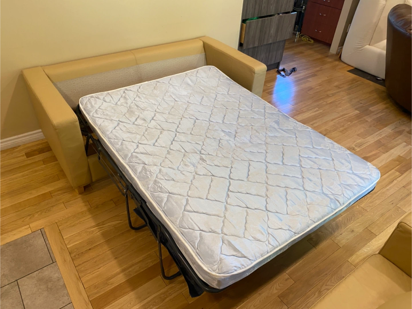 IKEA Karlanda Leather Sofa Bed (CAN DELIVER) - photo 2