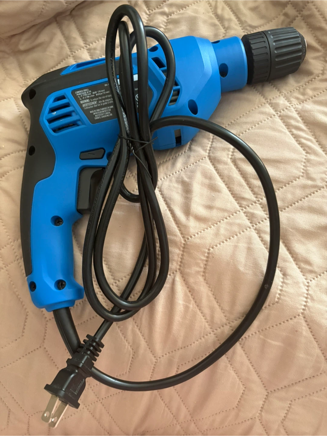 Mastercraft Corded Drill - Like New! - photo 3