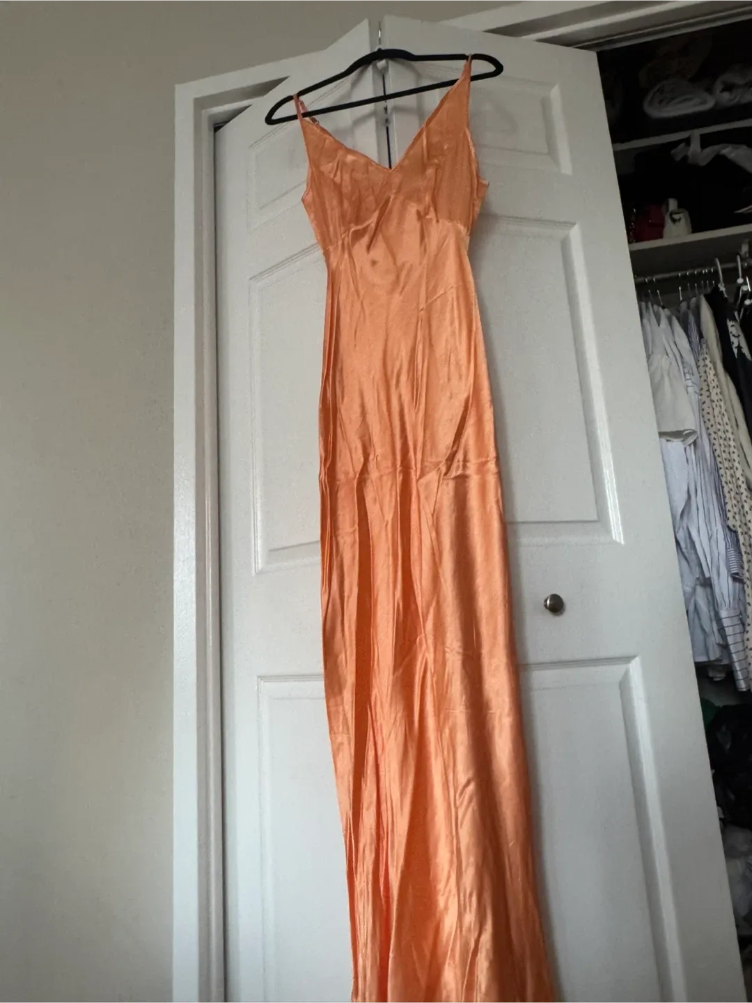 ASOS Orange Slip Dress thumbnail