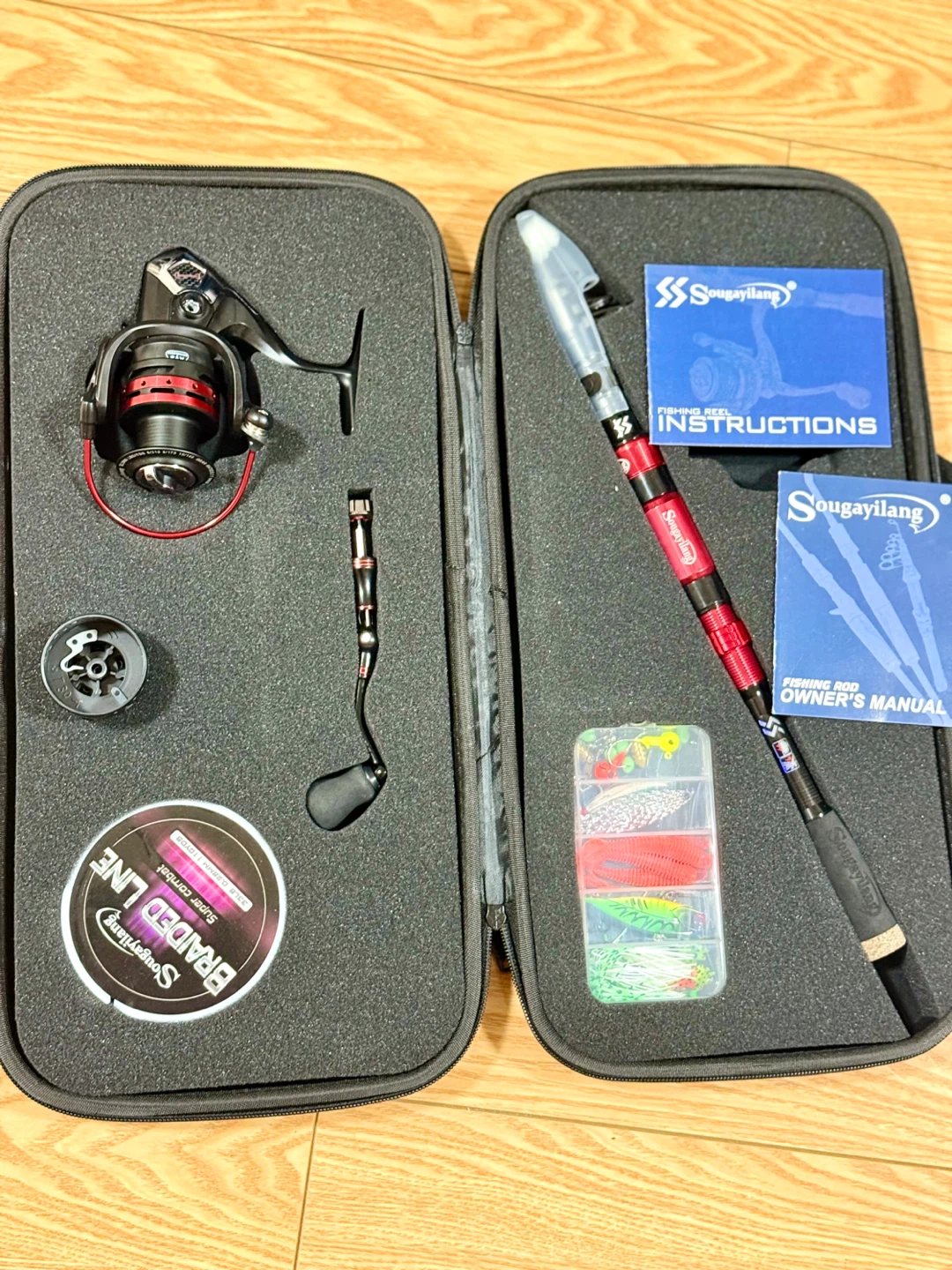 Sougayilang Fishing Rod and Reel Combo with Case - photo 3