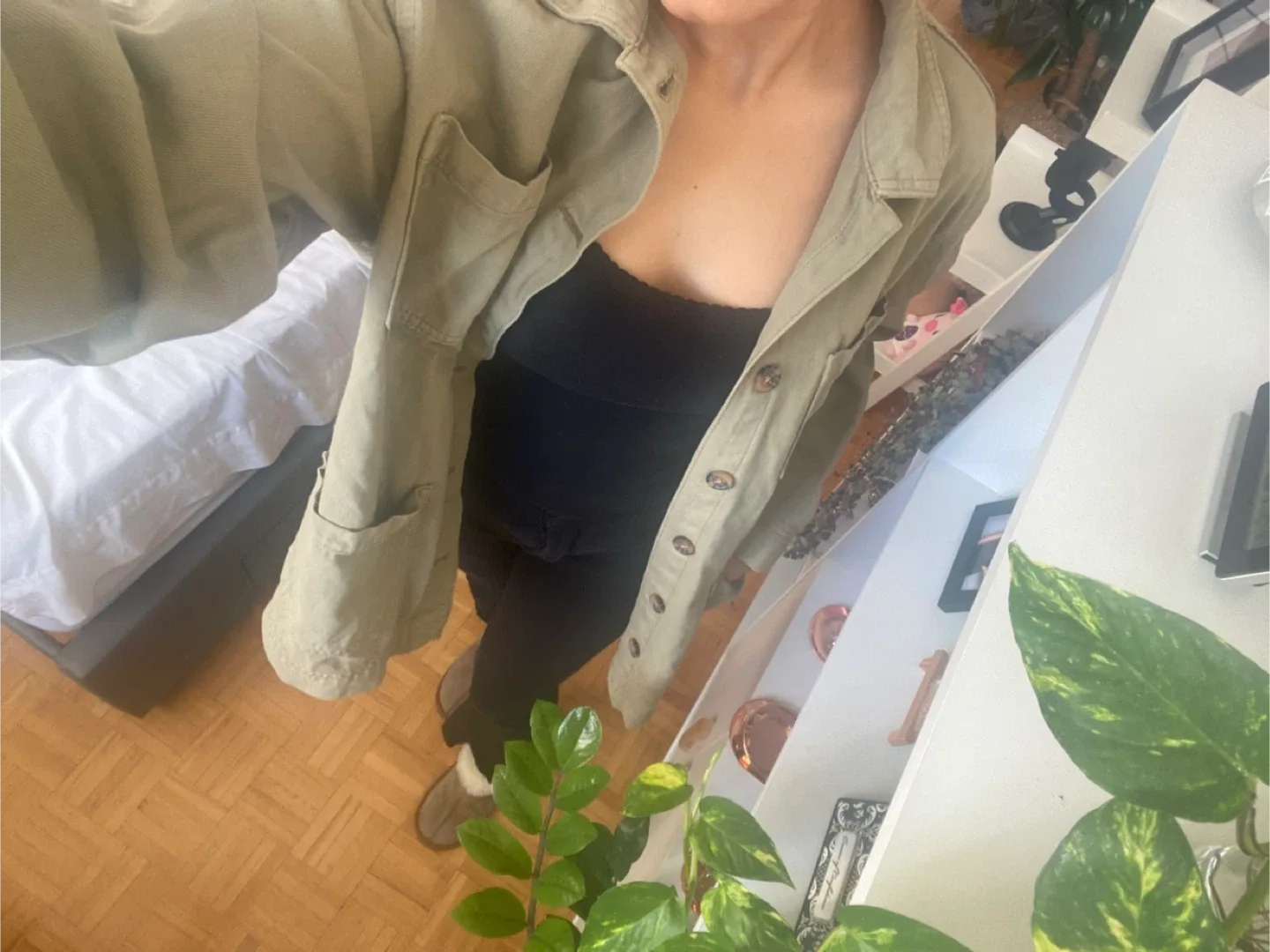 Green Oversized Jacket image indicator(2)