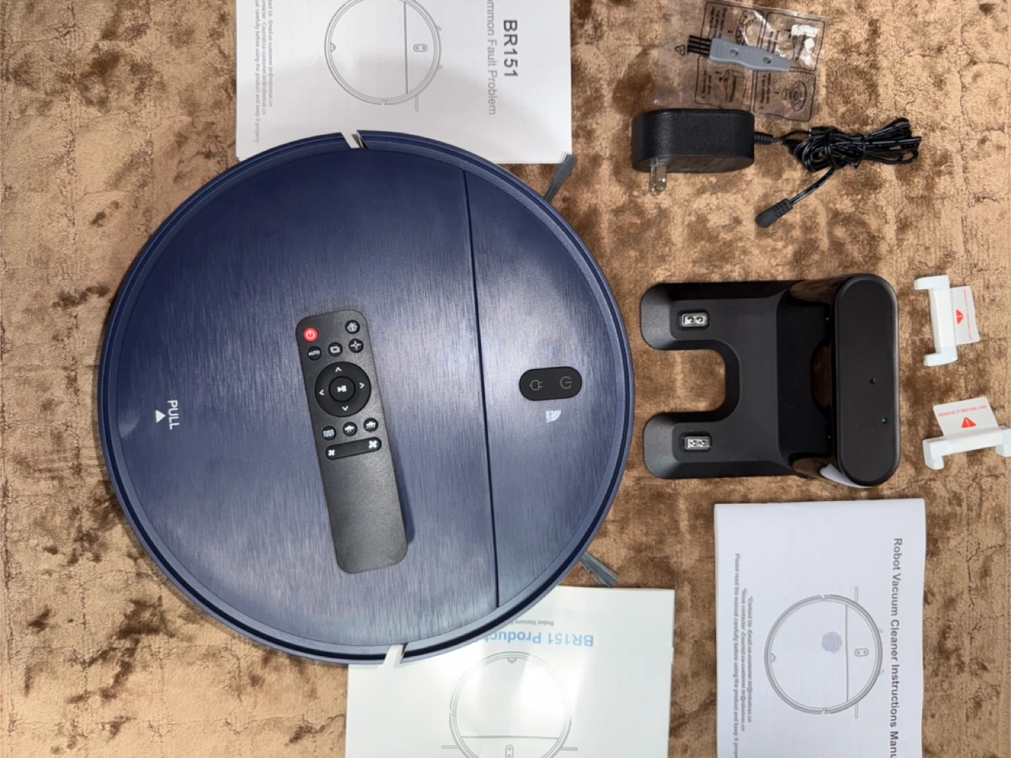 Goovi BR151 Blue Robot Vacuum Cleaner - Like New! - photo 3