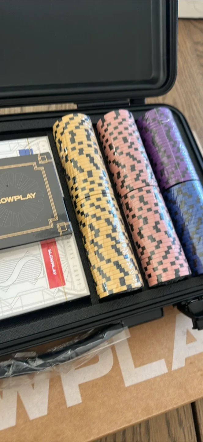 Slowplay Nash Poker Chip Set with Cards 300PCS Full Set New image indicator(2)