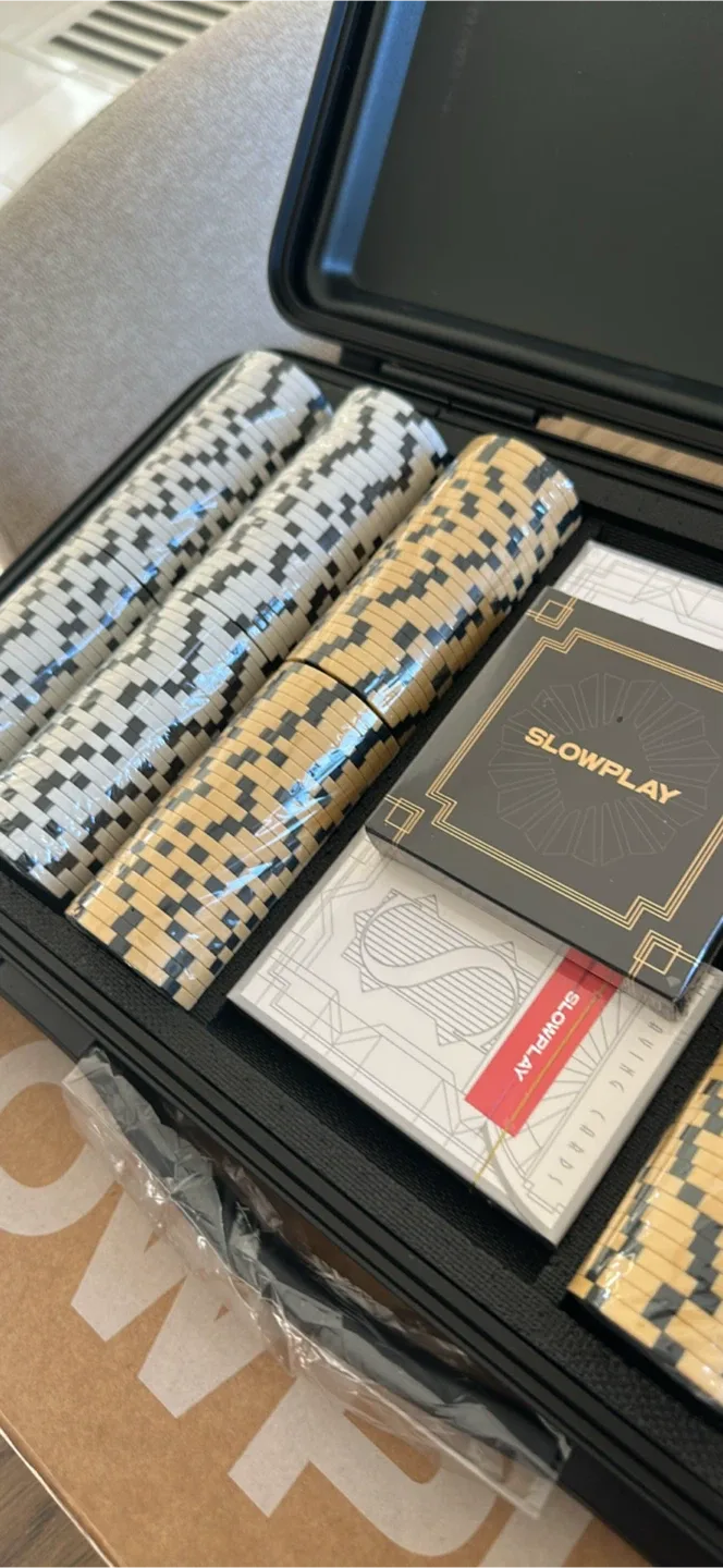 Slowplay Nash Poker Chip Set with Cards 300PCS Full Set New image indicator(3)