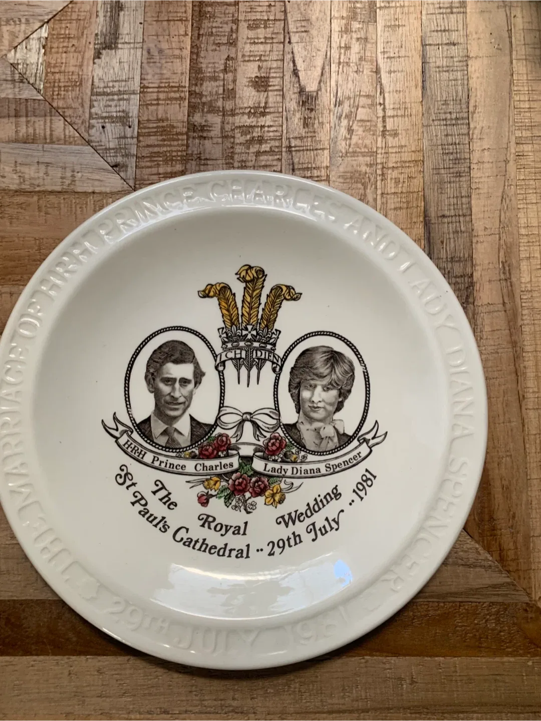 Myott-Meakin Prince Charles & Diana Spencer Commemorative Plate thumbnail