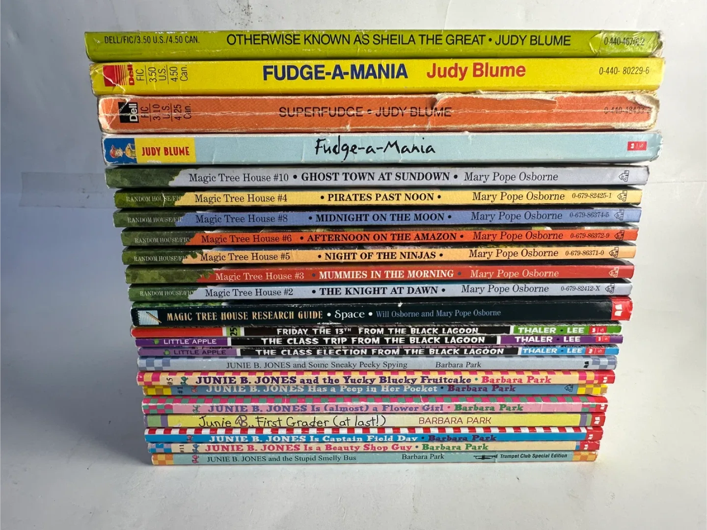 Kids Chapter Books Lot Judy Blume Junie Jones Magic Tree thumbnail