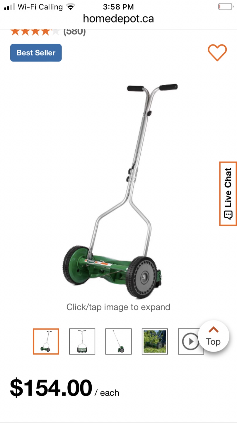 Scotts Turf Reel Lawn Mower - photo 2