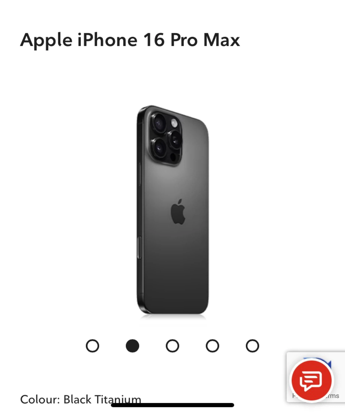 Apple iPhone 16 Pro Max 512 GB Black Titanium