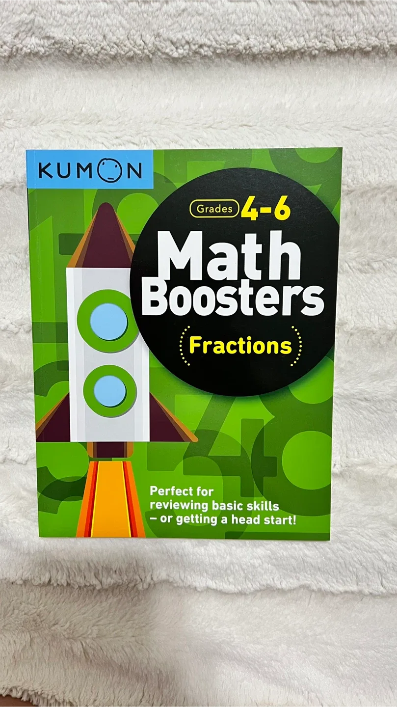 Math boosters 4-6 Kumon book thumbnail