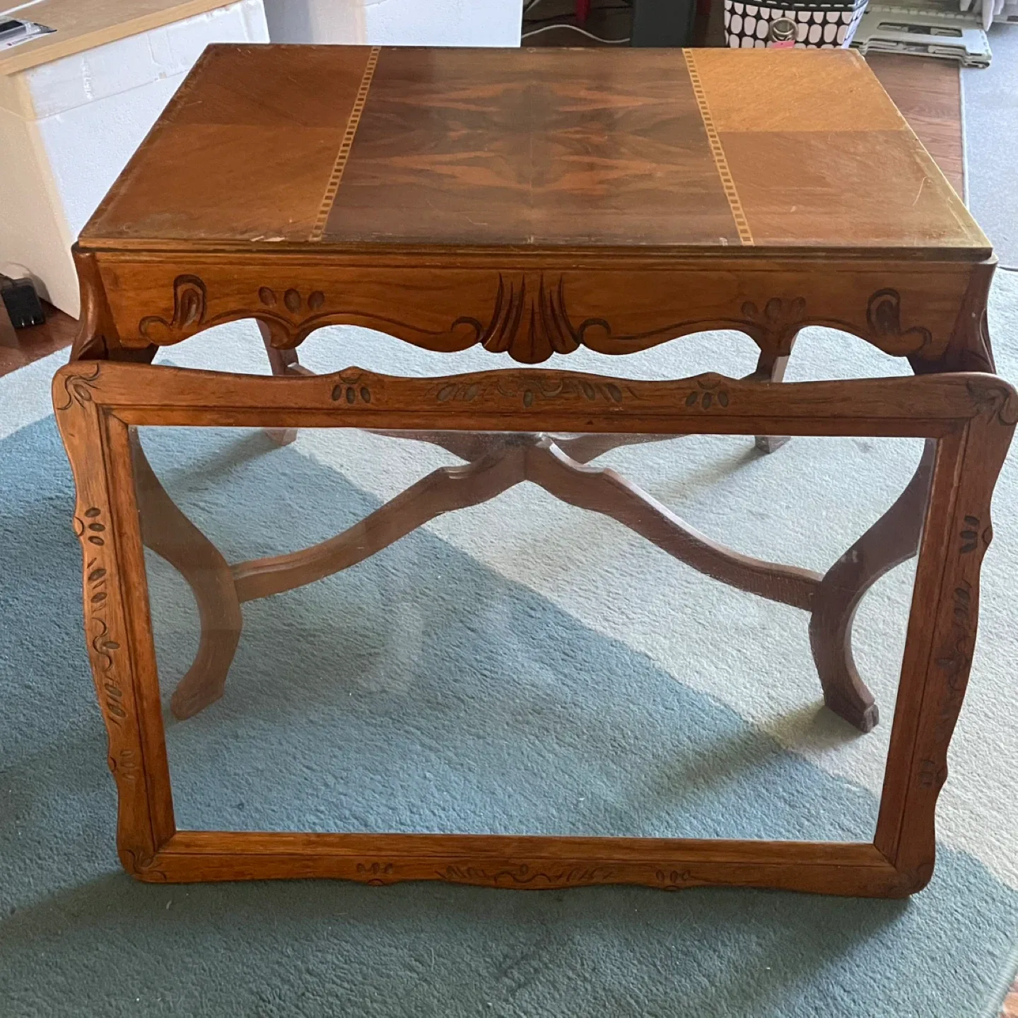 Vintage Wooden Coffee Table image indicator(3)