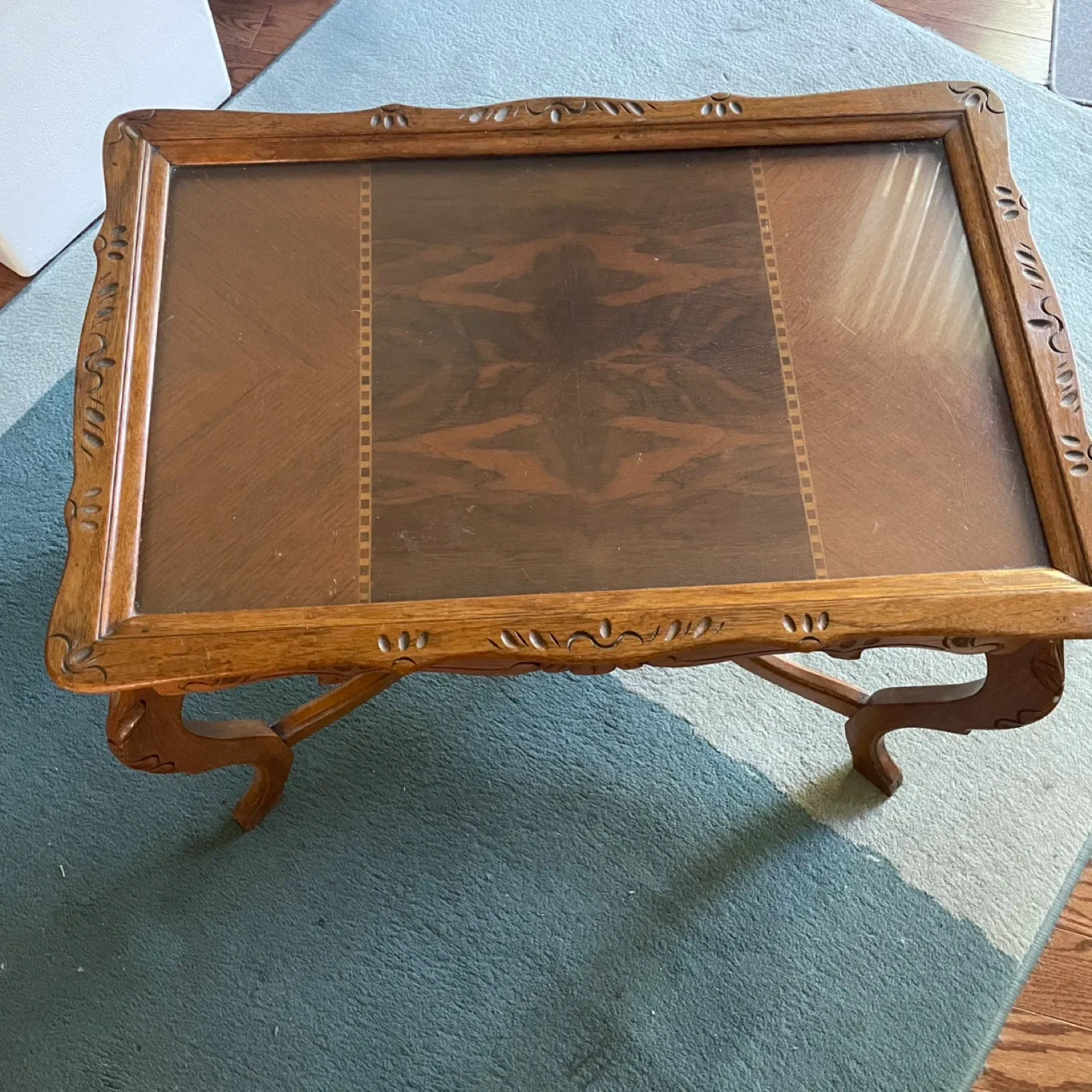Vintage Wooden Coffee Table thumbnail