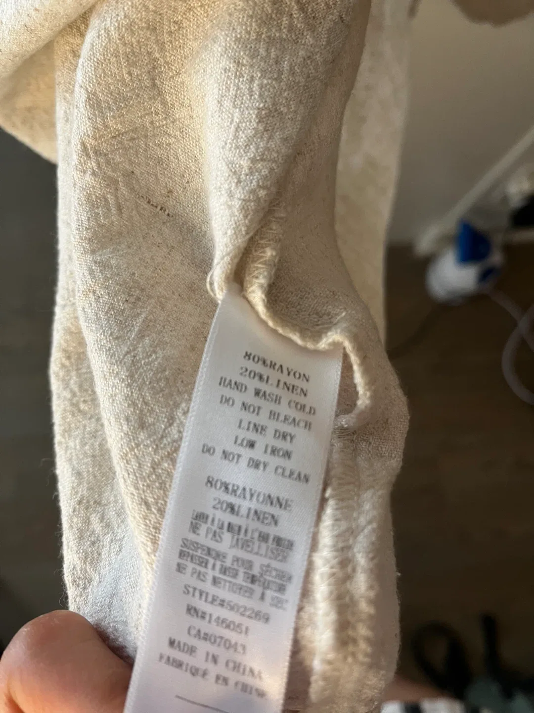 Monteau Los Angeles Beige Linen Dress - S image indicator(4)