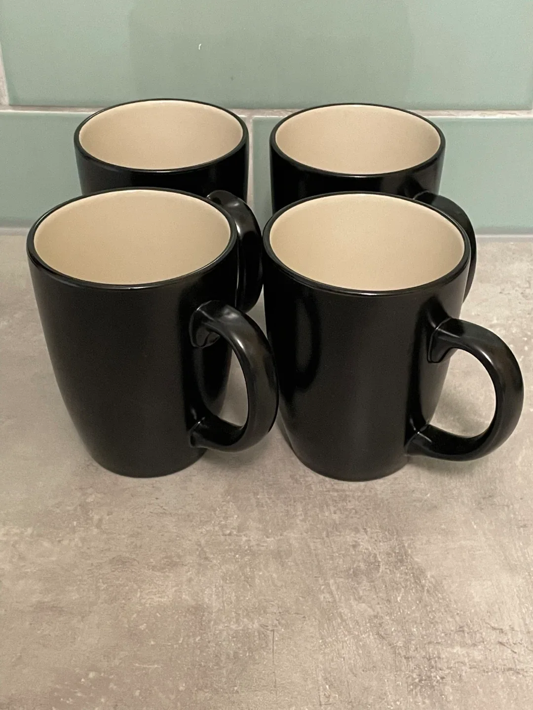 Thomson Pottery Black Mugs - Set of 4 or 8 thumbnail