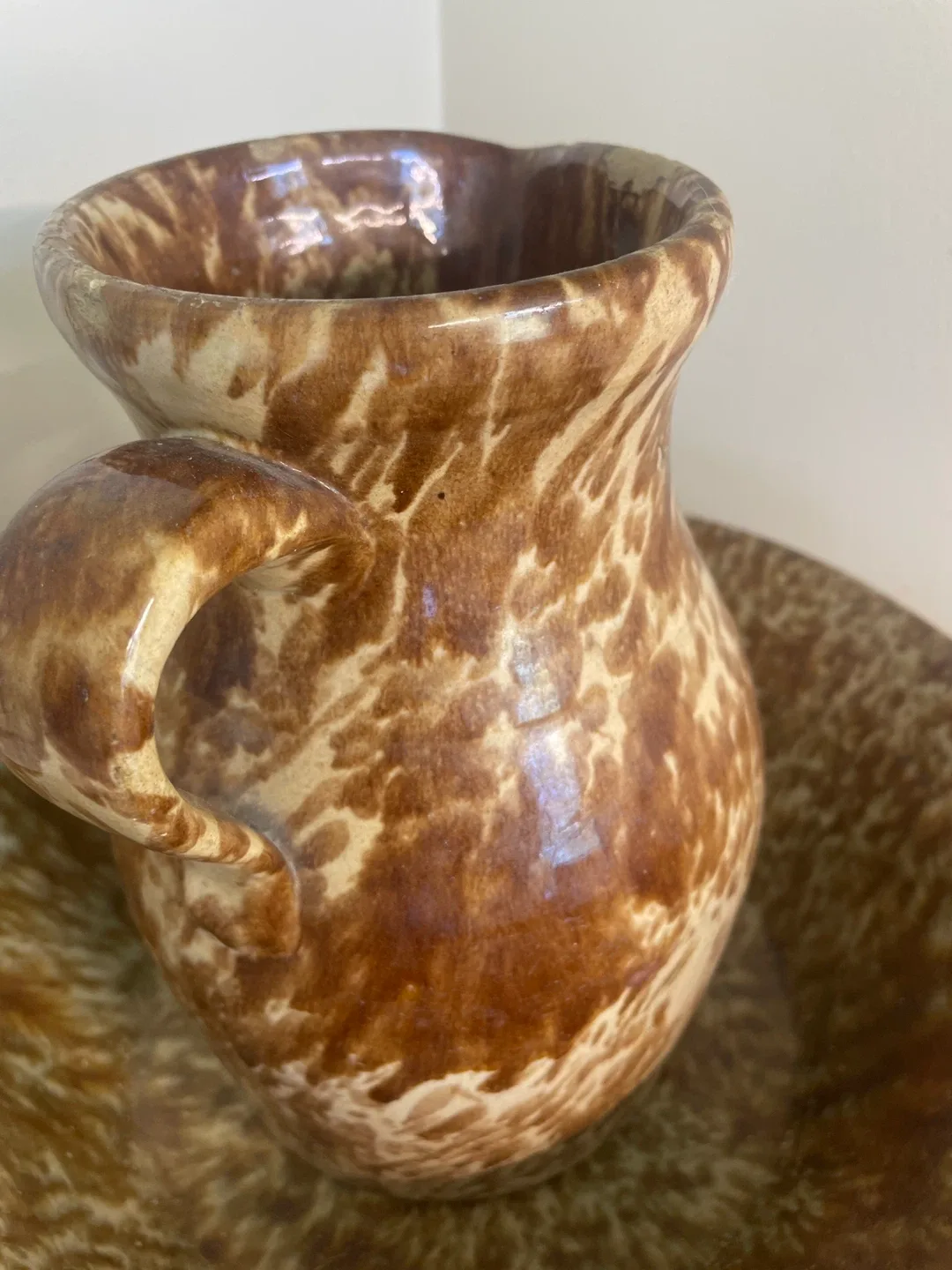 Antique Bennington Pitcher & Bowl - Late 1800’s image indicator(5)