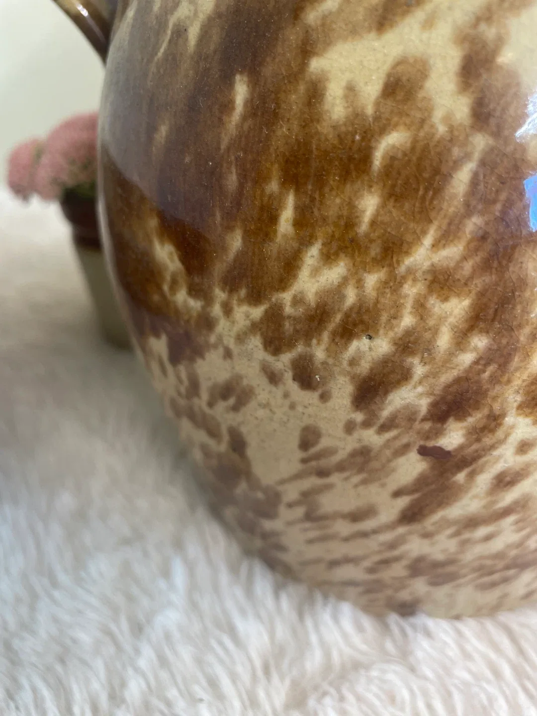 Antique Bennington Pitcher & Bowl - Late 1800’s image indicator(10)