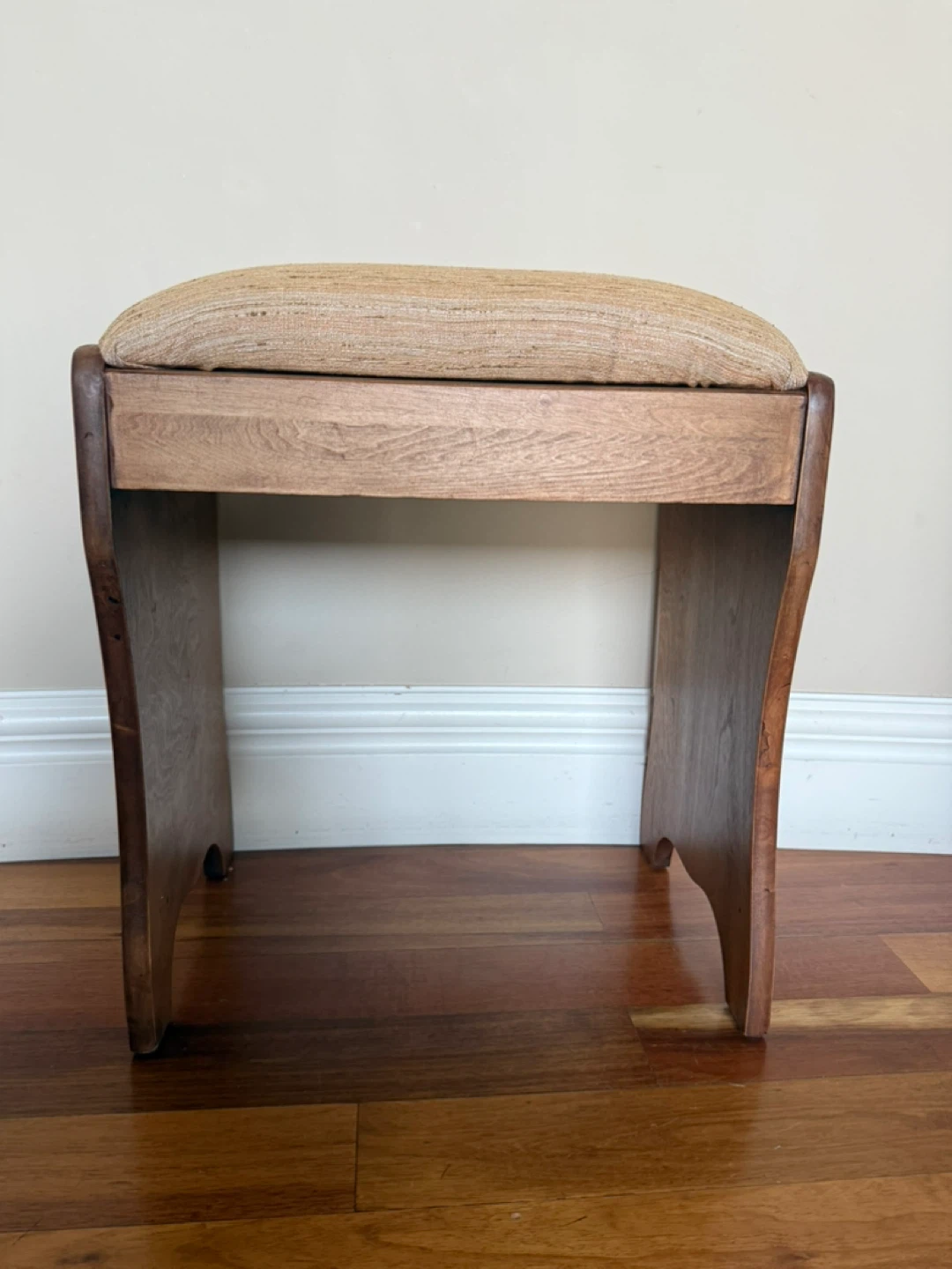 Vintage Refurbished Vanity Stool - photo 2