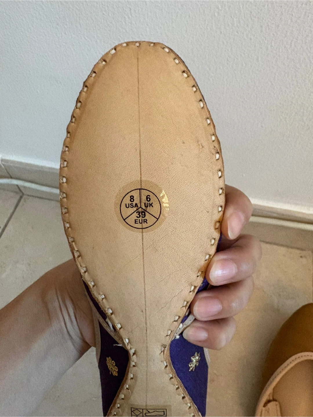 Unze London Women's Flats khussa - Size 8 and 9 - photo 3