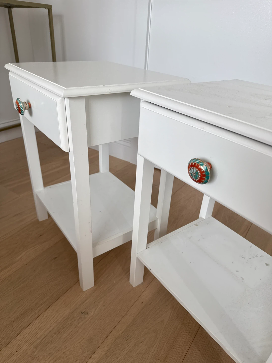 White Nightstands - Set of 2 - photo 5